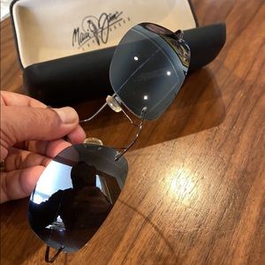 Maui Jim 502-02 titanium sports sunglasses
